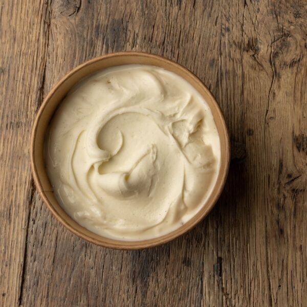 Biologisch vanille roomijs 1 liter – Woudstra’s Pleats Friesland